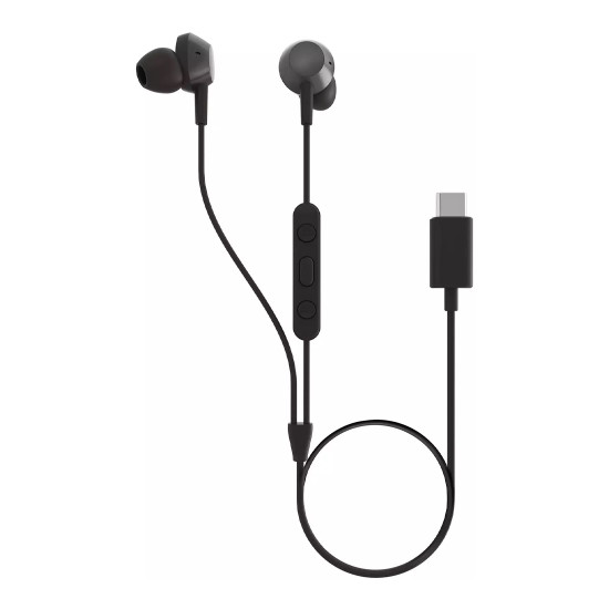 Слушалки PHILIPS InEar Headphones, TAE5008BK, USB-C, Black
