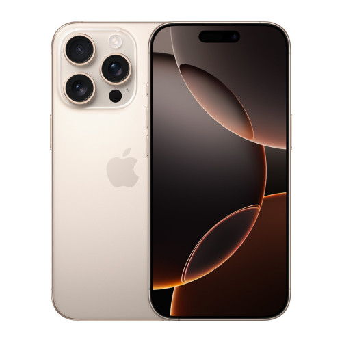 Смартфон APPLE iPhone 16 Pro, MYNF3ZD/A, 128GB, Desert Titanium