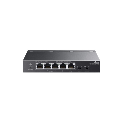 Суич TP-Link TL-SG1005P, 5 порта, Gigabit Ethernet, 4 PoE порта, 10 Gbit/s