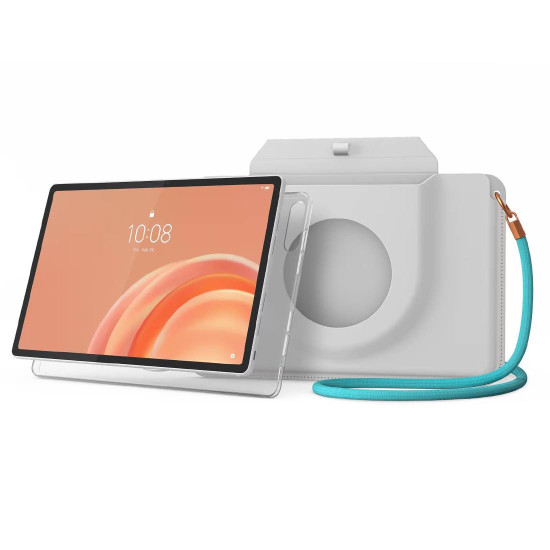 Таблет Lenovo Tab Plus Gen 2 WiFi, MediaTek Dimensity 7400, 12.1 инча, 2.5K, 8GB DDR5 RAM, 256GB, Celestial White + Sleeve