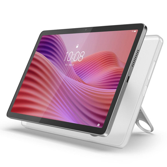 Таблет LENOVO Tab WiFi, MediaTek Helio G85 2.0GHz, 10.1 инча, WUXGA, 4GB DDR4X, 128GB Flash, Android 14, Luna Grey + Clear Case