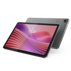 Таблет LENOVO Tab WiFi, MediaTek Helio G85 2.0GHz, 10.1 инча, WUXGA, 4GB DDR4X, 128GB Flash, Android 14, Luna Grey + Clear Case
