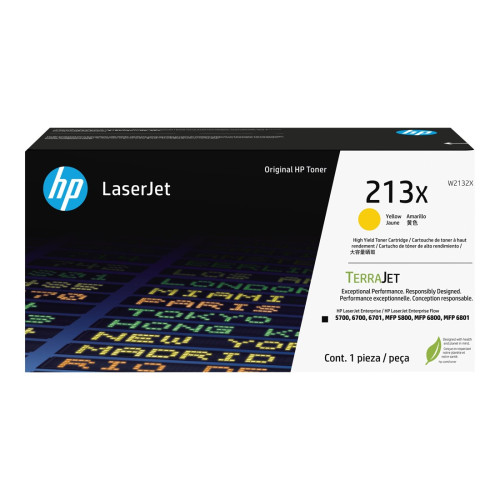Тонер касета HP 213X, W2132X, Yellow