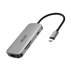 USB хъб ACER 7-in-1 Type-C Dongle (HP.DSCAB.018)