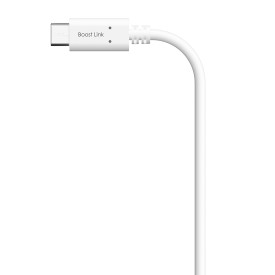USB кабел SILICON POWER, USB Type-C - USB Boost Link LK10AC, 1M, 2.4A, Бял
