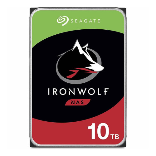 Вътрешен твърд диск SEAGATE Ironwolf NAS, ST10000VN000, 10TB, 7200rpm, 256MB кеш, 3.5 инча - (2 броя)