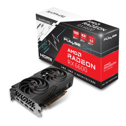 Видеокарта SAPPHIRE PULSE AMD Radeon RX 6600 8GB GDDR6, 128-bit, PCIe4.0