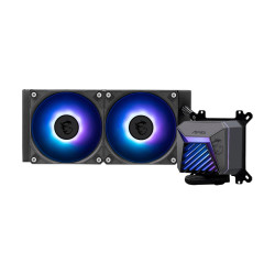 Водно охлаждане MSI MAG CORELIQUID A15 240, 240 mm, ARGB, 2x 120 mm, Black