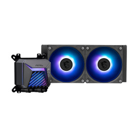 Водно охлаждане MSI MAG CORELIQUID A15 240, 240 mm, ARGB, 2x 120 mm, Black