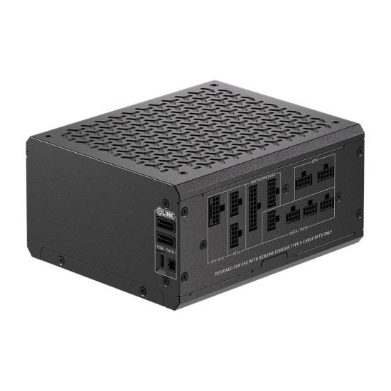 Захранване CORSAIR iCUE LINK HX1000i SHIFT, 1000 W, Cybenetics Platinum, C14 Version