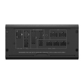 Захранване CORSAIR iCUE LINK HX1000i SHIFT, 1000 W, Cybenetics Platinum, C14 Version