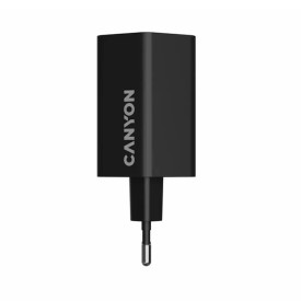 Зарядно CANYON HEXAGON 65 GaN, 65W, 2xPD, 1xQC, EU, Black