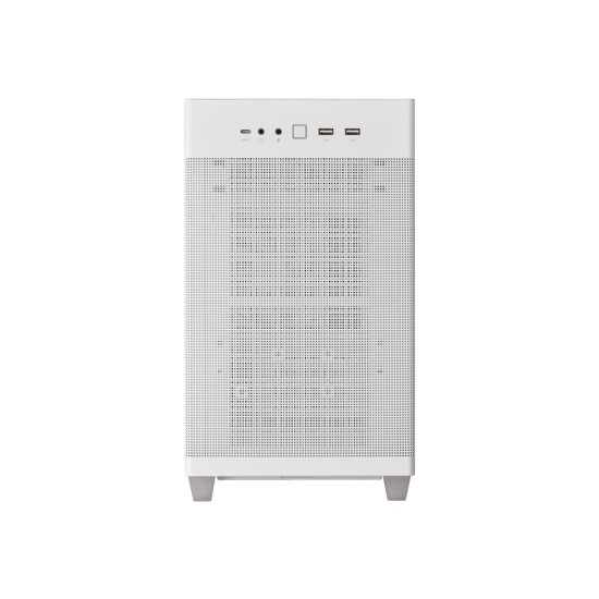 Кутия за компютър ASUS AP201 PRIME mATX CASE MESH TG WHITE