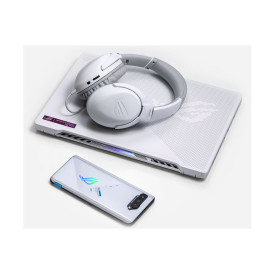 Слушалки ASUS ROG Strix Go Core Moonlight White Wired Gaming Headset Discord Certified Mic Hi-Res Audio 40mm Drivers Lightweight 3.5mm