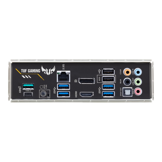 Дънна платка ASUS TUF GAMING B550-PLUS ATX MB PCIe 4.0 dual M.2 10 DrMOS power stages 2.5Gb Ethernet HDMI DisplayPort SATA 6Gbps USB3.2 Gen 2
