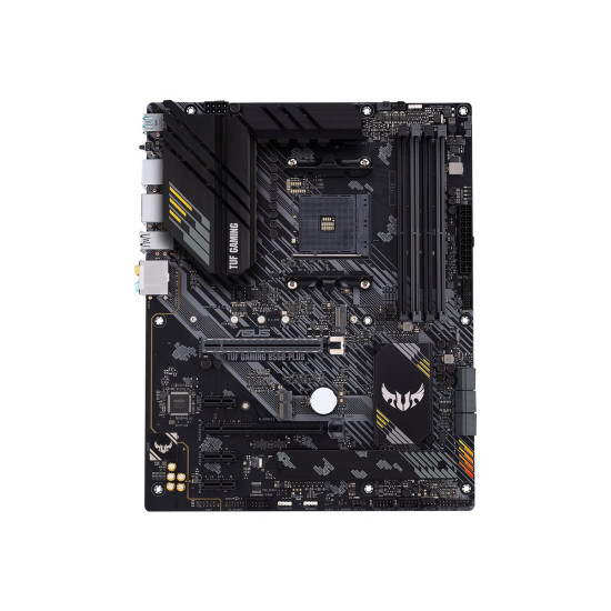Дънна платка ASUS TUF GAMING B550-PLUS ATX MB PCIe 4.0 dual M.2 10 DrMOS power stages 2.5Gb Ethernet HDMI DisplayPort SATA 6Gbps USB3.2 Gen 2