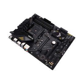 Дънна платка ASUS TUF GAMING B550-PLUS ATX MB PCIe 4.0 dual M.2 10 DrMOS power stages 2.5Gb Ethernet HDMI DisplayPort SATA 6Gbps USB3.2 Gen 2