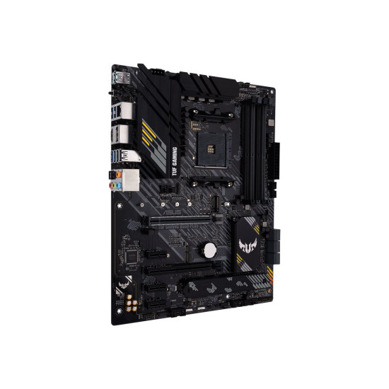 Дънна платка ASUS TUF GAMING B550-PLUS ATX MB PCIe 4.0 dual M.2 10 DrMOS power stages 2.5Gb Ethernet HDMI DisplayPort SATA 6Gbps USB3.2 Gen 2