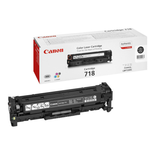 Тонер касета CANON 718 toner cartridge black standard capacity 3.400 pages 1-pack