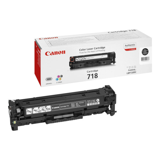 Тонер касета CANON 718 toner cartridge black standard capacity 3.400 pages 1-pack