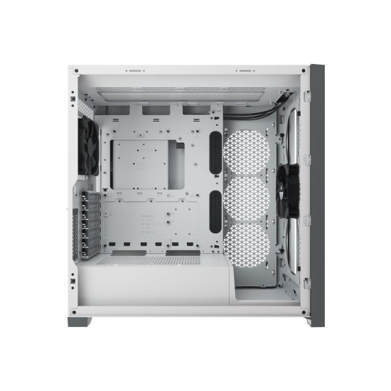 Кутия за компютър CORSAIR 5000D AIRFLOW Tempered Glass Mid-Tower ATX PC Case White