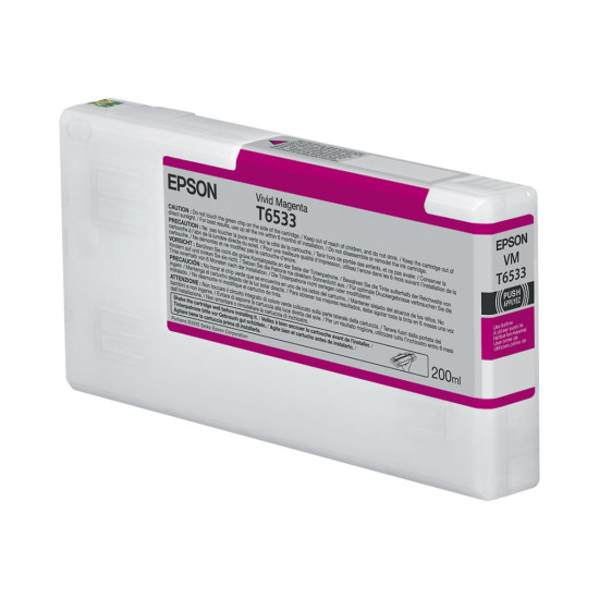 Мастило EPSON T6533 Vivid Magenta