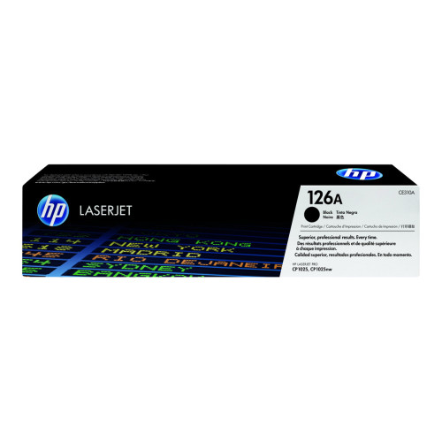 Тонер касета HP 126A original LaserJet Toner cartridge CE310A black standard capacity 1.200 pages 1-pack