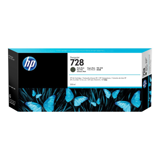 Мастило HP 728 F9J68A Matte Black