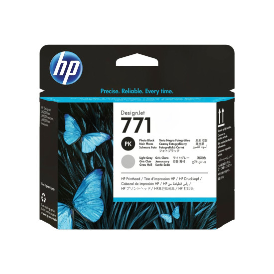 Мастило HP 771 Black and Light Grey
