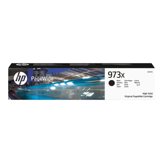 Мастило HP 973X original high yield black PageWide cartridge L0S07AE