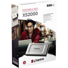 Външен SSD диск KINGSTON XS2000 500GB USB 3.2