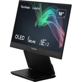 Монитор VIEWSONIC VP16-OLED, 15.6 инча 1920x1080 16:9 FHD OLED, Micro HDMI, 2xUSB-C, Speakers