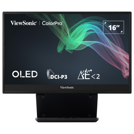 Монитор VIEWSONIC VP16-OLED, 15.6 инча 1920x1080 16:9 FHD OLED, Micro HDMI, 2xUSB-C, Speakers