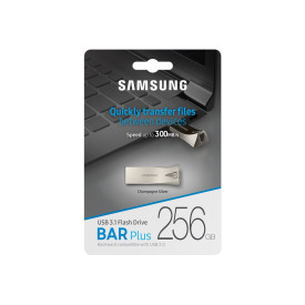 Флаш памет SAMSUNG BAR Plus 256GB USB 3.1 Champagne Silver