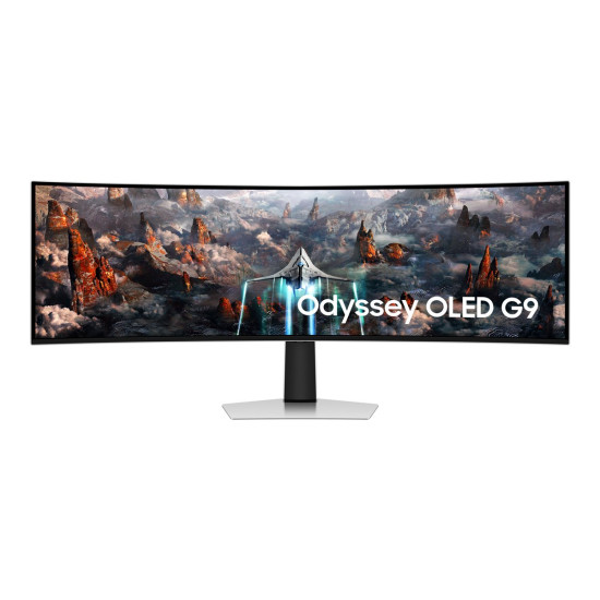 Монитор SAMSUNG Odyssey G9 49 inch Curved OLED DQHD 240Hz 0.1ms 1800R 250cd/m2 USB-C Cable DisplayPort HDMI White