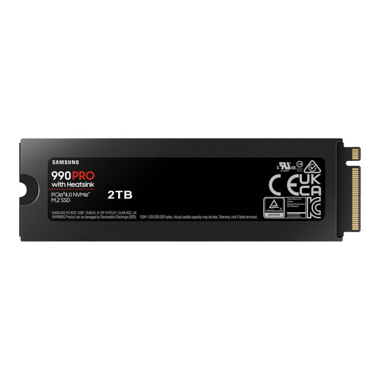 Вътрешен SSD диск SAMSUNG SSD 990 PRO 2TB M.2 NVMe PCIe 4.0 Heatsink
