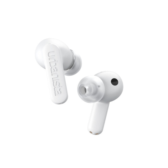 Слушалки URBANISTA ATLANTA Bluetooth earphones black 34 hours total playtime Hybrid active noise cancelling Touch controls IPX4 white