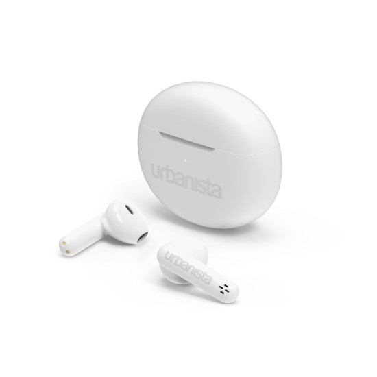 Слушалки URBANISTA AUSTIN Bluetooth earphones black 20 hours total playtime Touch controls white