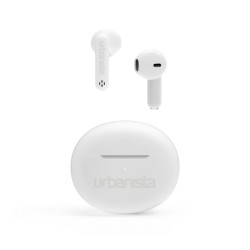 Слушалки URBANISTA AUSTIN Bluetooth earphones black 20 hours total playtime Touch controls white