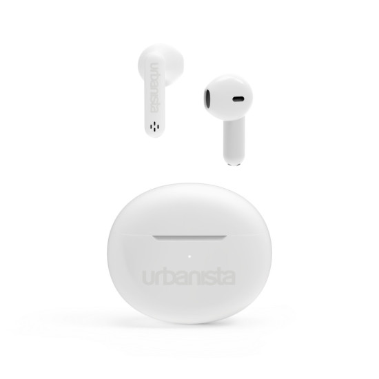 Слушалки URBANISTA AUSTIN Bluetooth earphones black 20 hours total playtime Touch controls white