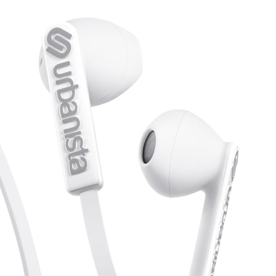 Слушалки URBANISTA Headphones with mic impedance 32 Ohm 20-20000 Hz Button controls white