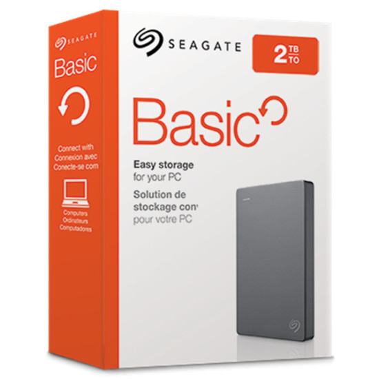 Външен твърд диск SEAGATE Basic 2TB 2.5"