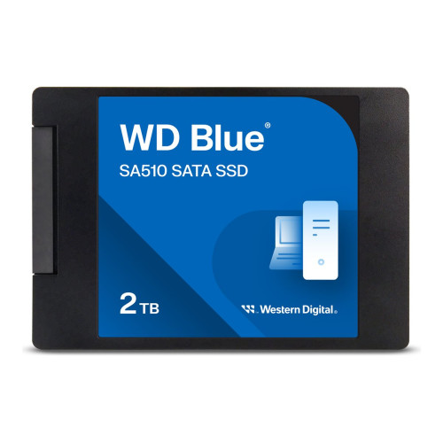 Вътрешен SSD диск WESTERN DIGITAL Blue SA510 SSD 2TB SATA III 6Gb/s cased 2.5 inch 7mm internal single-packed