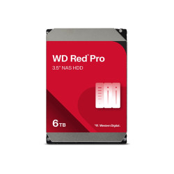 Вътрешен твърд диск WESTERN DIGITAL Red Pro 6TB SATA 6Gb/s 256MB Cache Internal 8.9cm 3.5 inch 24x7 7200rpm optimized for SOHO NAS systems 1-24 Bay HDD Bulk NV