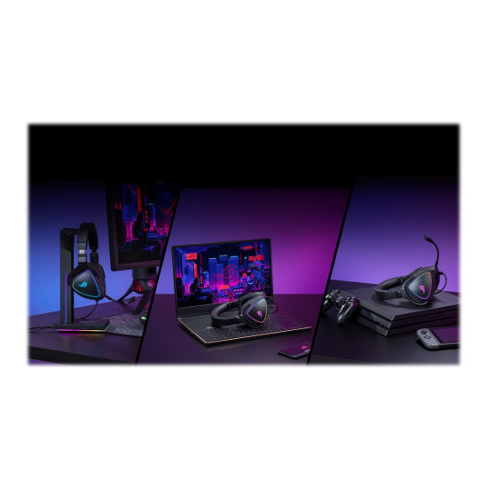 Слушалки ASUS ROG Delta S USB-C Gaming Headset with AI noise-canceling mic