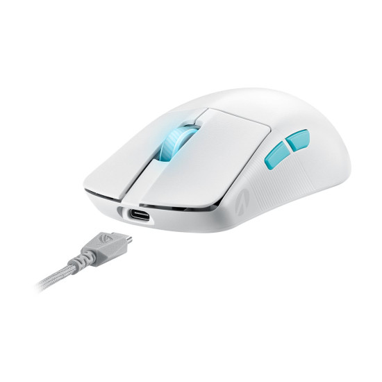 Безжична мишка ASUS ROG Harpe Ace Aim Lab Edition Gaming Mouse Ultra-Lightwieght Connectivity 2.4GHz RF Bluetooth Wired 36K DPI Sensor