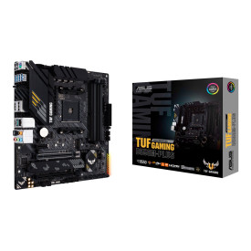 Дънна платка ASUS TUF GAMING B550M-PLUS mATX MB PCIe 4.0 dual M.2 10 DrMOS power stages 2.5Gb Ethernet HDMI DisplayPort SATA 6Gbps