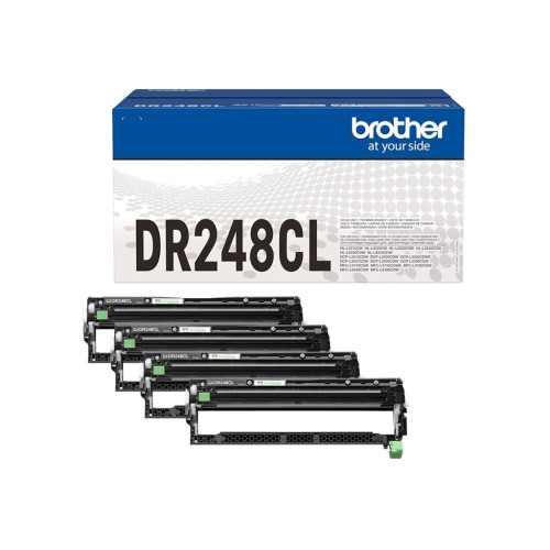 Тонер касета BROTHER DR248CL Drum Pack For FCL 1x BK/C/M/Y Prints 15.000 pages