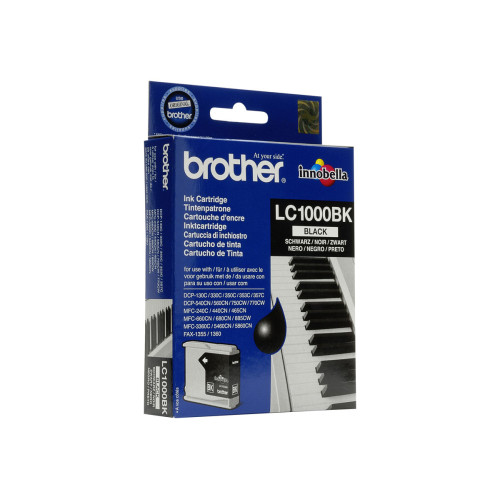 Мастило BROTHER LC-1000 ink cartridge black standard capacity 500 pages 1-pack