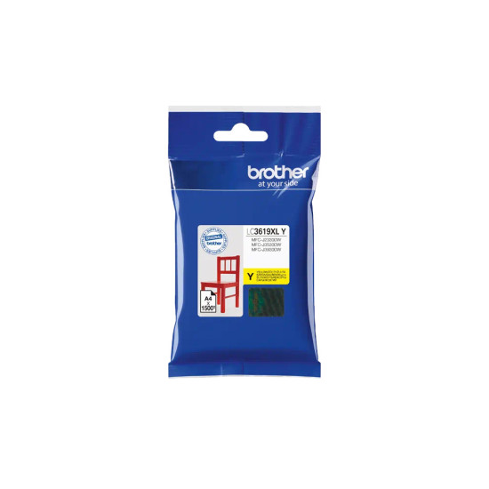 Мастило BROTHER LC3619XLY Ink yellow MFCJ2330/MFCJ3530/MFCJ3590 - 1500 pagini